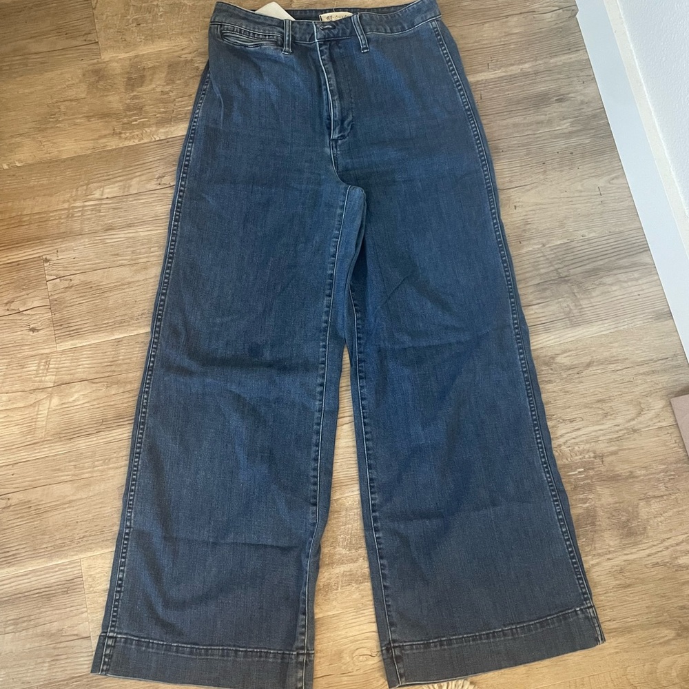 Madewell wide leg jeans